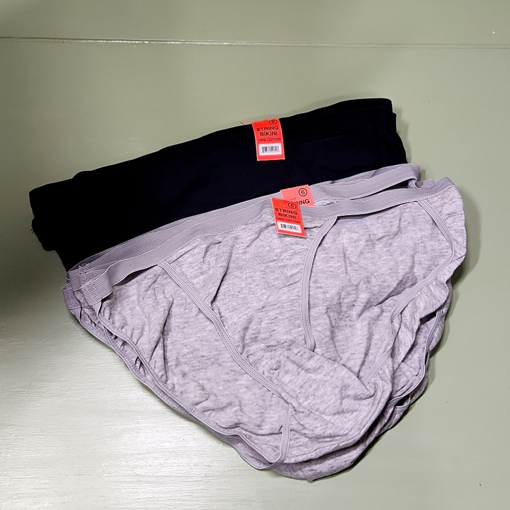 Package of 12 string bikini undies